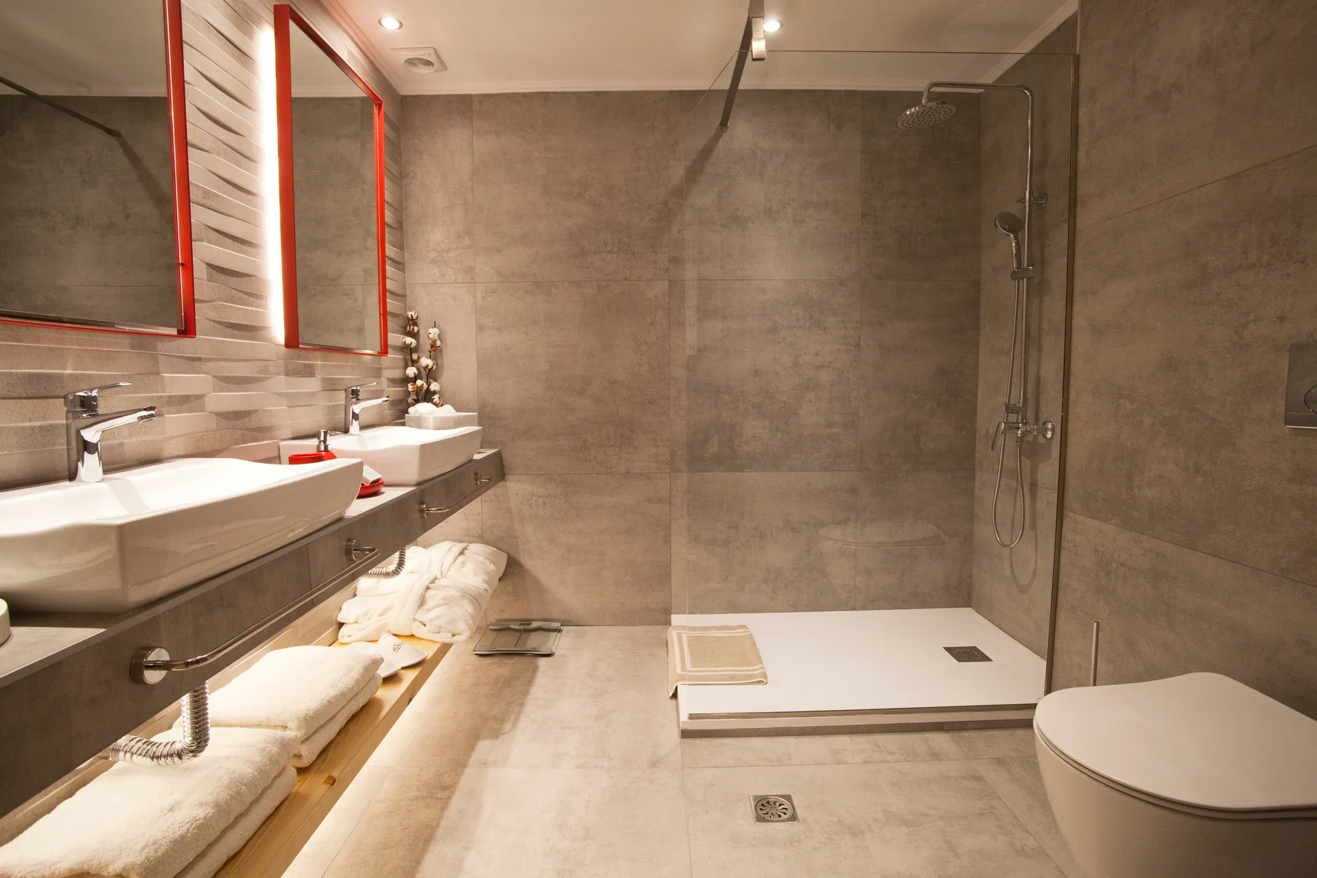 acrotel athena pallas - maisonette private pool kupatilo